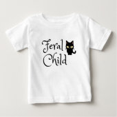 Verwilderd kind met Black Cat Design (Voorkant)