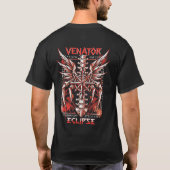 Verwilderd Wolfshoofd Shirt – Aggressief Straatdie (Achterkant)