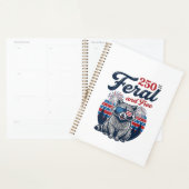 Verwilderde 250 en gratis wasbeer patriottisch vec planner (Display)
