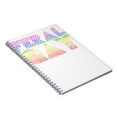 Verwilderde Gay LGBT Gay Bi Pan Trans Pride Meme R Notitieboek (Rechterzijde)