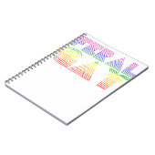 Verwilderde Gay LGBT Gay Bi Pan Trans Pride Meme R Notitieboek (Linkerzijde)