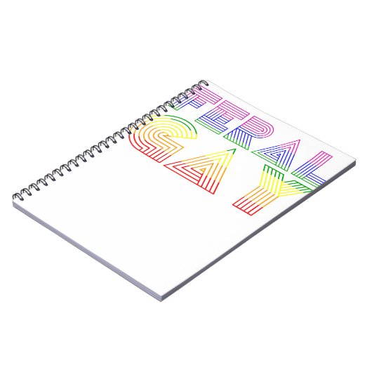 Verwilderde Gay LGBT Gay Bi Pan Trans Pride Meme R Notitieboek (Linkerzijde)