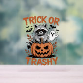 Verwilderde Halloween truc of Trashy Acryl Bord (Neutraal)