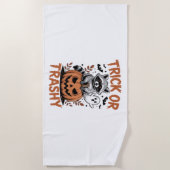 Verwilderde Halloween truc of Trashy Strandlaken (Voorkant)