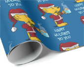 Verwilderde kerstvakantie cadeaupapier (Rol Hoek)