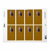 Verwilderde kitten "tijgertje" Bookplate Etiket (Full Sheet)