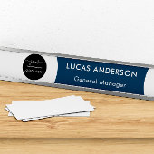 verwisselbaar Bord voor Kantoor met Logo Deurbordje