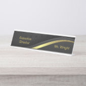 Verwisselbare bureaunaam Bord Bureau Naambordje (Voorkant)