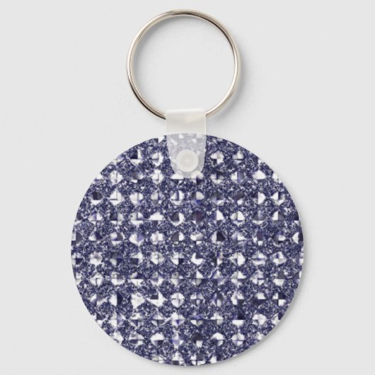 Verwisselbare hint van kleur Sequin Effect Sleutel Sleutelhanger (Voorkant)