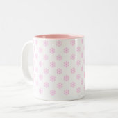Verwisselbare kleuren Snowflake mok (Voorkant links)