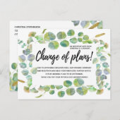 Verwisselingen tussen lederingen van plannen uitge briefkaart (Voorkant / Achterkant)