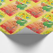 Verwoekerde groene papegaaien gezegde slechte woor cadeaupapier (Hoek)