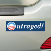 Verwoest! NObama Bumpersticker (Op auto)