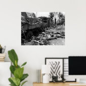 Verwoeste Duitsers in Chambois Frankrijk Tweede We Poster (Thuiskantoor)