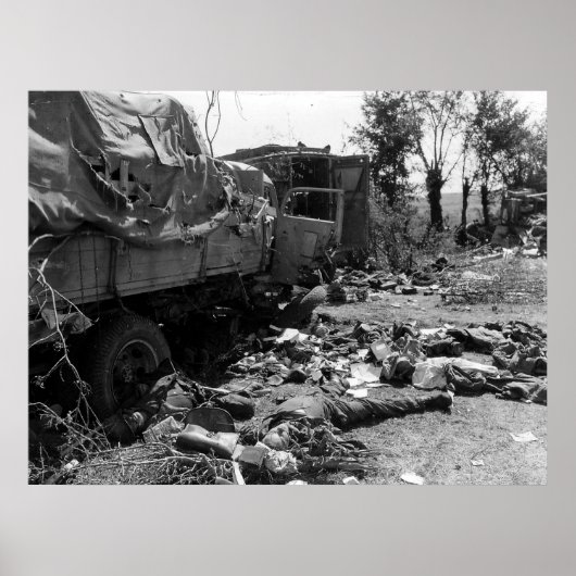 Verwoeste Duitsers in Chambois Frankrijk Tweede We Poster (Voorkant)