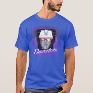Verwoeste jaren 80 Villain Robot G1 toon Meme T-shirt