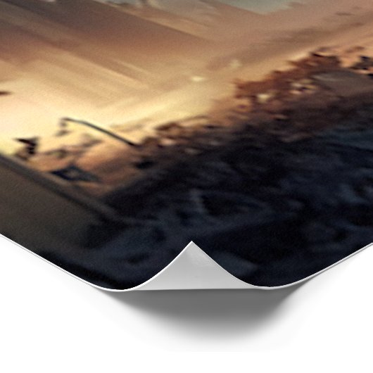 Verwoeste stad poster (Hoek)