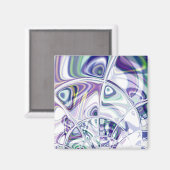 Verwoeste viooltjes magneet (Voorkant / Achterkant)