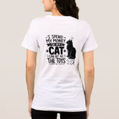 Verwöhn Mijn Kat Tri-Blend Shirt (Achterkant)