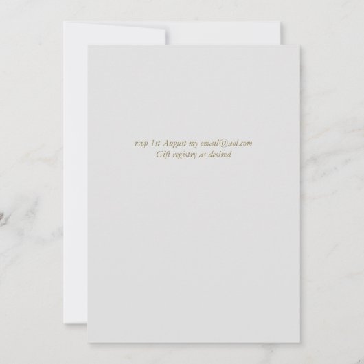 Verwöhnende witte gouden rozen boeket baby shower (Achterkant)