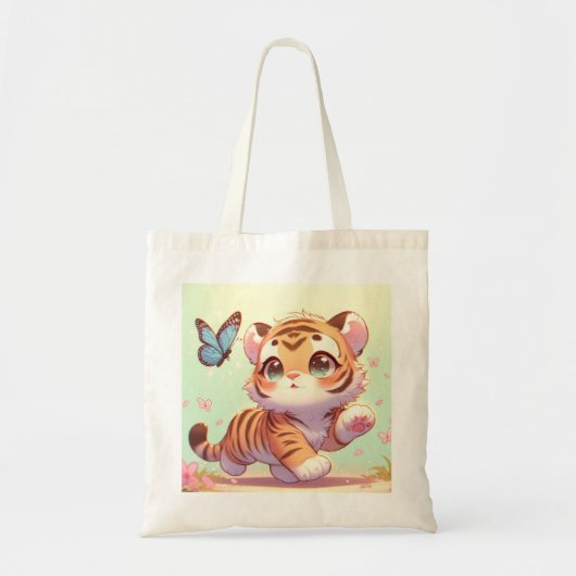 Verwondering in de ogen van een kitten tote bag (Voorkant)