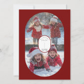 Verwondert zijn liefde religieuze kerstcapsule fot feestdagenkaart (Voorkant)