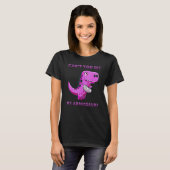 Verwonding Gebroken Arm beterschap Schattige rex A T-shirt (Voorkant volledig)