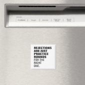 Verworpen citaten Aanmoediging Word Text Art Magneet (Insitu (Vaatwasser))