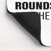 Verworpen citaten Aanmoediging Word Text Art Muismat (Hoek)