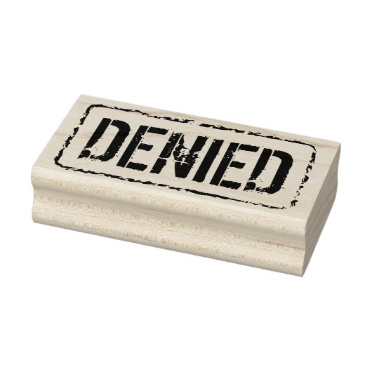 Verworpen Geannuleerd houten rubber stempel voor k (Stempel)
