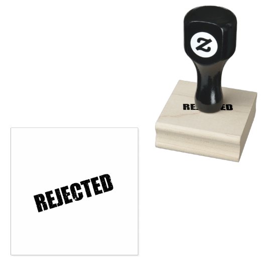 VERWORPEN Logo Documentcontrole Werkstromen Rood I Rubberstempel (Gestempeld)
