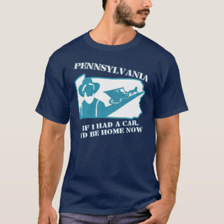 Verworpen T-shirt van Pennsylvania State Slogan