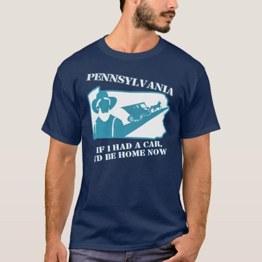 Verworpen T-shirt van Pennsylvania State Slogan (Voorkant)