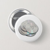 VerworpenInfo041809schaduwen Ronde Button 5,7 Cm (Voorkant /achterkant)