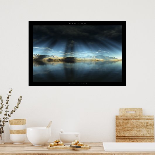 Verworven grond poster (Keuken)