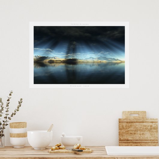 Verworven grond poster (Keuken)