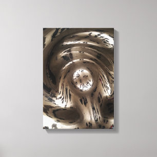 verwrongen kijk op mensen canvas afdruk