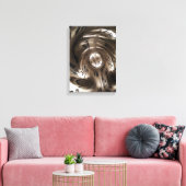 verwrongen kijk op mensen canvas afdruk (Insitu (Woonkamer))