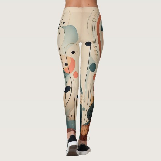verwrongen pauw leggings (Achterkant)