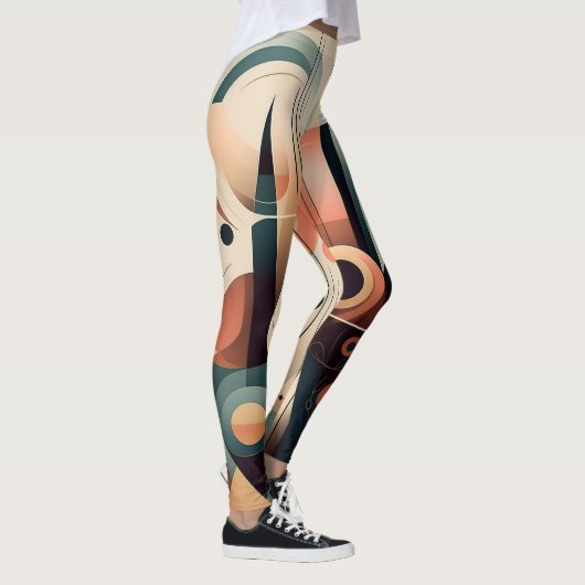 verwrongen pauw leggings (Rechts)