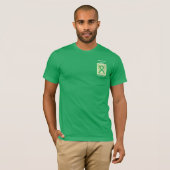 Verwustmaking van spinale kabelbeschadiging Groen  T-shirt (Voorkant volledig)