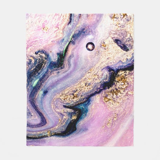 Very beautiful marble pattern. Abstract art wallpa Fleece Deken (Voorkant)