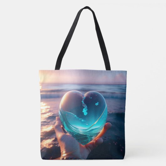Very beautiful romantic heart picture AI Tote Bag (Voorkant)
