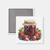 Very Berry Jam-magneet   Magneet (Voorkant / Achterkant)