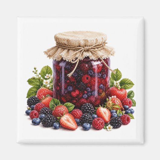 Very Berry Jam-magneet   Magneet (Voorkant)
