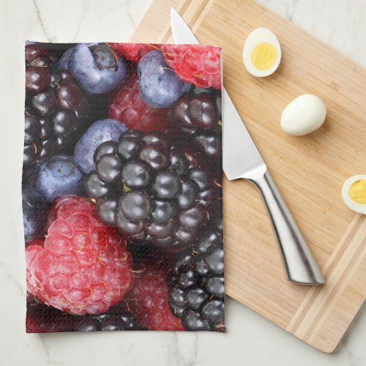 Very Berry Pickleball Paddle Theedoek (Quarter Fold)