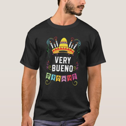 Very Bueno Mexican Life Mexico Pride Country Premi T-shirt (Voorkant)