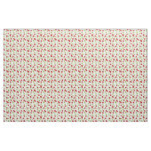 Very Cherry Fabric - op wit Stof (Yard (91,4 cm))