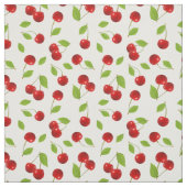 Very Cherry Fabric - op wit Stof (Swatch)