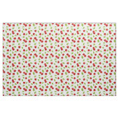 Very Cherry Fabric - op wit Stof (Fat Quarter)